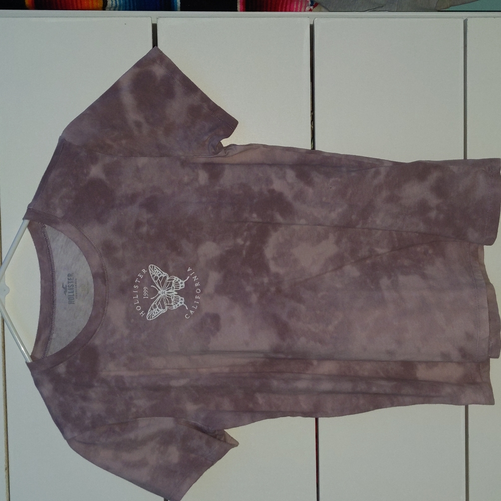 Tie-dye Hollister butterfly shirt